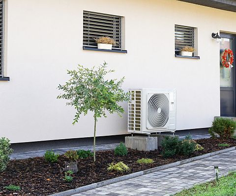 Grafika Powietrzne pompy ciepła